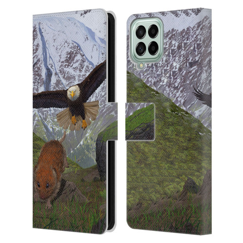 Vincent Hie Key Art The Hunt Leather Book Wallet Case Cover For Samsung Galaxy M33 (2022)