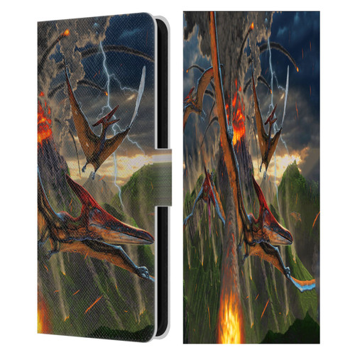 Vincent Hie Key Art Eruption Leather Book Wallet Case Cover For Samsung Galaxy S23 FE 5G