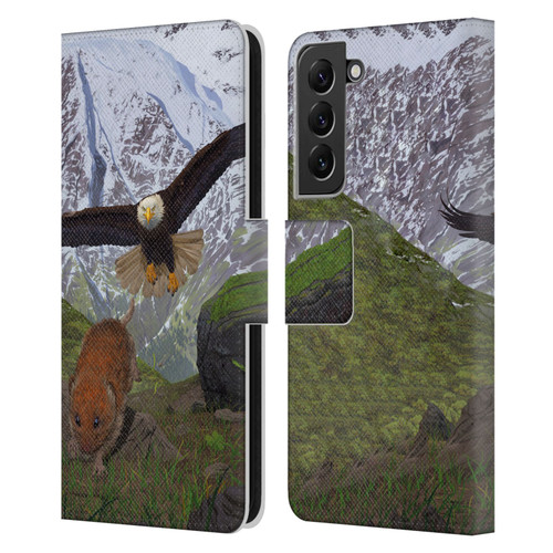 Vincent Hie Key Art The Hunt Leather Book Wallet Case Cover For Samsung Galaxy S22+ 5G