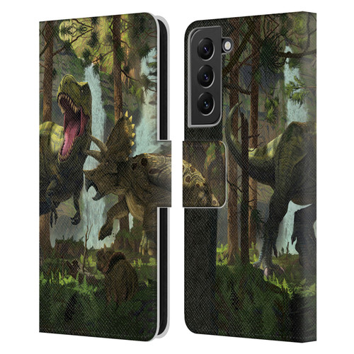 Vincent Hie Key Art Protection Leather Book Wallet Case Cover For Samsung Galaxy S22+ 5G