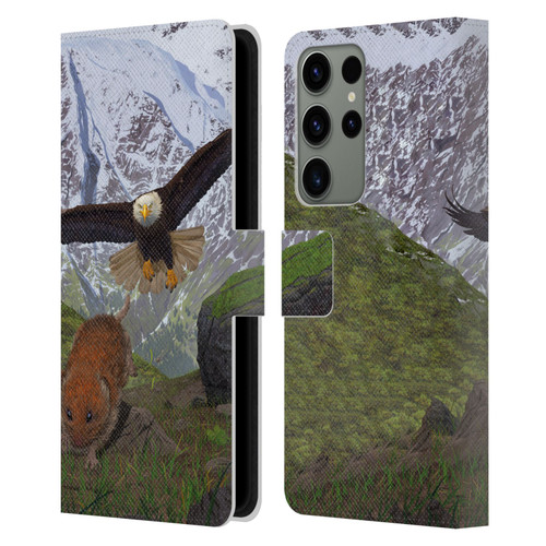 Vincent Hie Key Art The Hunt Leather Book Wallet Case Cover For Samsung Galaxy S23 Ultra 5G