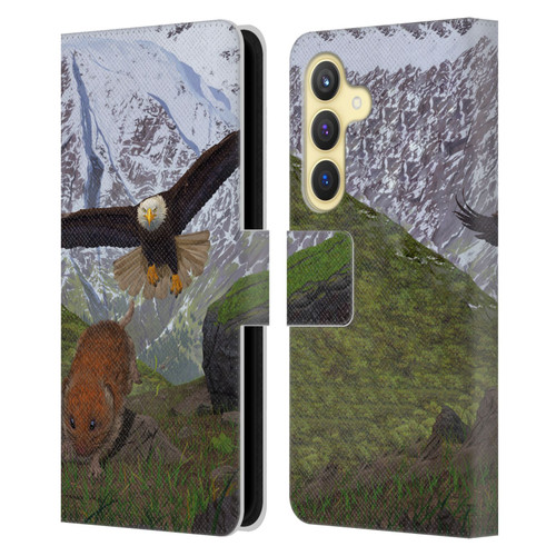 Vincent Hie Key Art The Hunt Leather Book Wallet Case Cover For Samsung Galaxy S24 5G