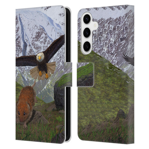 Vincent Hie Key Art The Hunt Leather Book Wallet Case Cover For Samsung Galaxy S24+ 5G