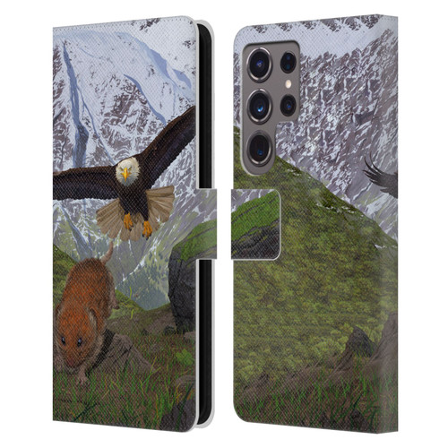 Vincent Hie Key Art The Hunt Leather Book Wallet Case Cover For Samsung Galaxy S24 Ultra 5G