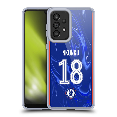 Chelsea Football Club 2024/25 Players Home Kit Christopher Nkunku Soft Gel Case for Samsung Galaxy A33 5G (2022)