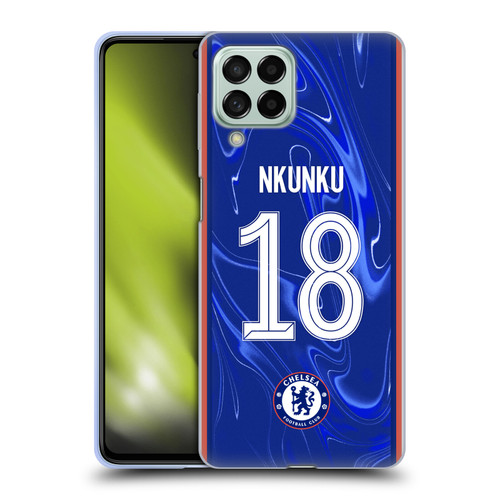 Chelsea Football Club 2024/25 Players Home Kit Christopher Nkunku Soft Gel Case for Samsung Galaxy M53 (2022)