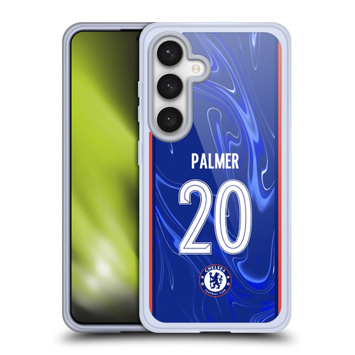Chelsea Football Club 2024/25 Players Home Kit Cole Palmer Soft Gel Case for Samsung Galaxy S24 5G
