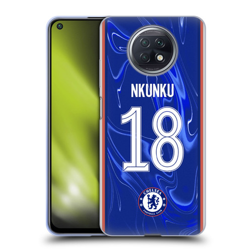 Chelsea Football Club 2024/25 Players Home Kit Christopher Nkunku Soft Gel Case for Xiaomi Redmi Note 9T 5G