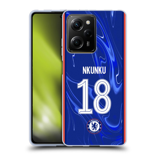 Chelsea Football Club 2024/25 Players Home Kit Christopher Nkunku Soft Gel Case for Xiaomi Redmi Note 12 Pro 5G