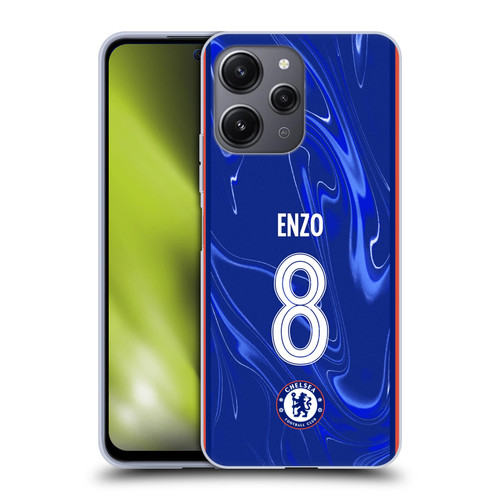 Chelsea Football Club 2024/25 Players Home Kit Enzo Fernández Soft Gel Case for Xiaomi Redmi 12
