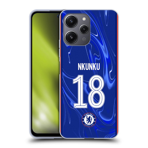 Chelsea Football Club 2024/25 Players Home Kit Christopher Nkunku Soft Gel Case for Xiaomi Redmi 12