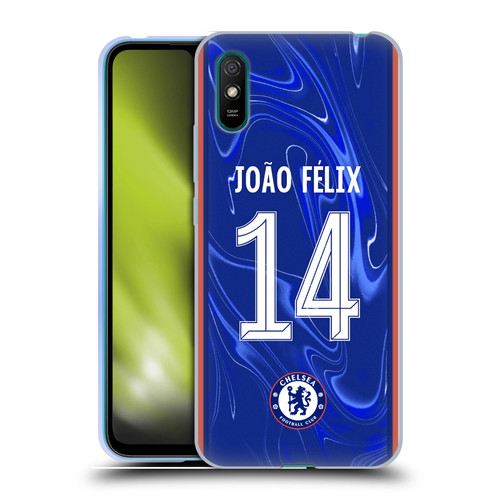 Chelsea Football Club 2024/25 Players Home Kit João Félix Soft Gel Case for Xiaomi Redmi 9A / Redmi 9AT