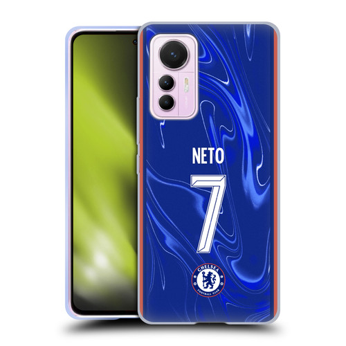 Chelsea Football Club 2024/25 Players Home Kit Pedro Neto Soft Gel Case for Xiaomi 12 Lite