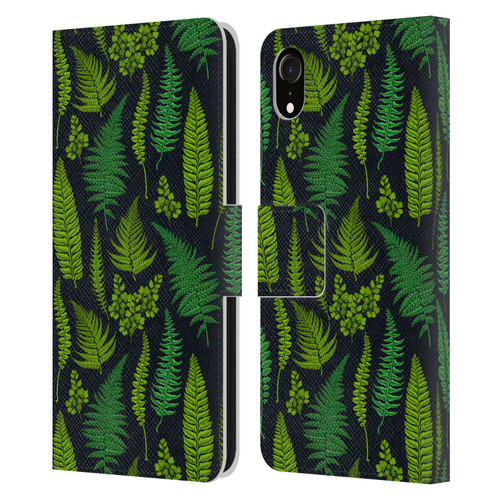 Katerina Kirilova Art Greens Leather Book Wallet Case Cover For Apple iPhone XR