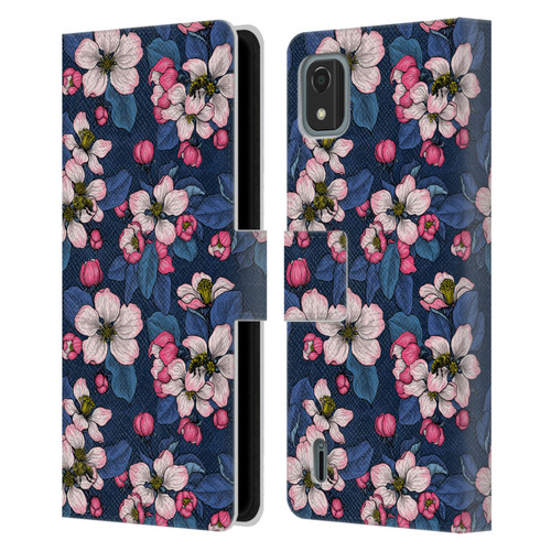 Katerina Kirilova Art Blossom Leather Book Wallet Case Cover For Nokia C2 2nd Edition