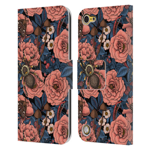 Katerina Kirilova Graphics Dream Garden Leather Book Wallet Case Cover For Apple iPod Touch 5G 5th Gen