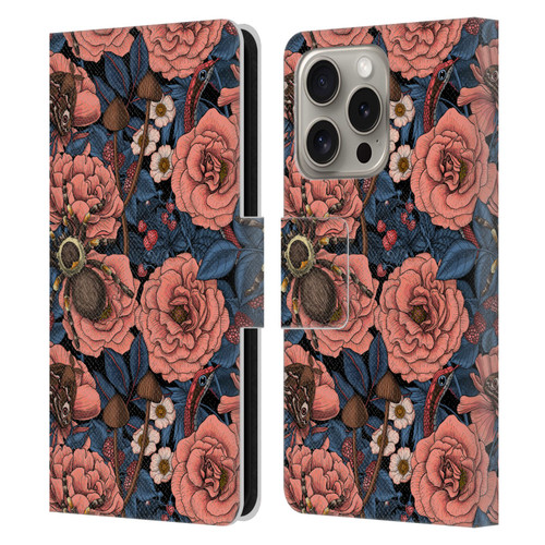 Katerina Kirilova Graphics Dream Garden Leather Book Wallet Case Cover For Apple iPhone 16 Pro