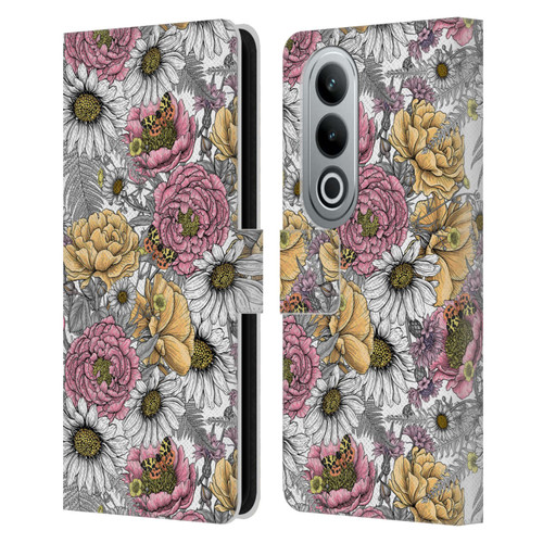 Katerina Kirilova Graphics Garden Bouquet Leather Book Wallet Case Cover For OPPO OnePlus Ace 3V 5G