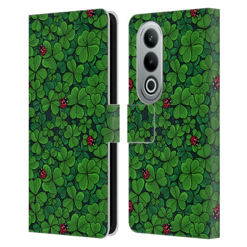 Katerina Kirilova Graphics The Lucky Clover Leather Book Wallet Case Cover For OPPO OnePlus Ace 3V 5G