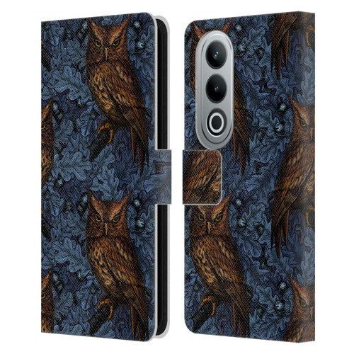 Katerina Kirilova Graphics Night Owls Leather Book Wallet Case Cover For OPPO OnePlus Ace 3V 5G
