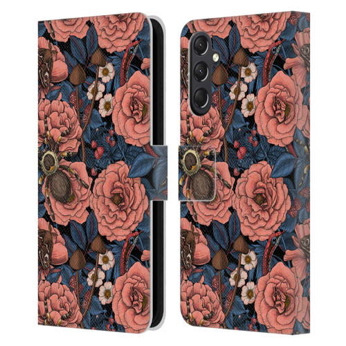 Katerina Kirilova Graphics Dream Garden Leather Book Wallet Case Cover For Samsung Galaxy A24 4G / M34 5G