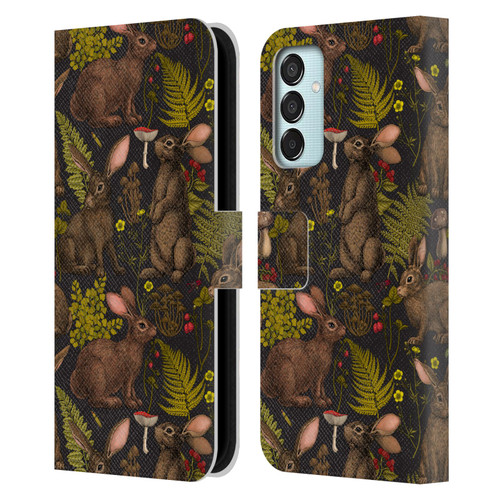 Katerina Kirilova Graphics Rabbits Leather Book Wallet Case Cover For Samsung Galaxy M15/F15 5G