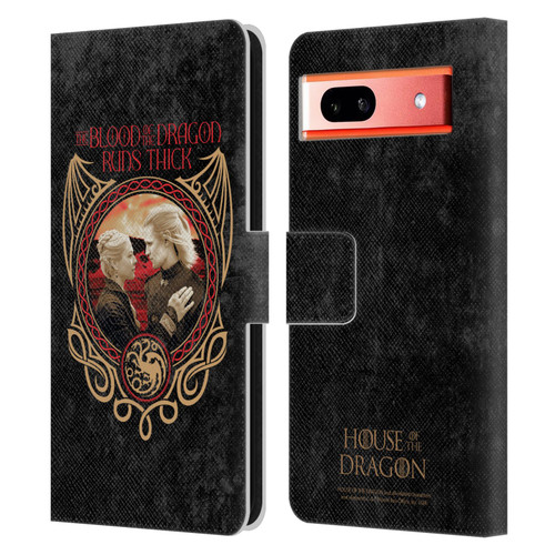 House Of The Dragon: Television Series Season 2 Graphics Dragons Leather Book Wallet Case Cover For Google Pixel 7a