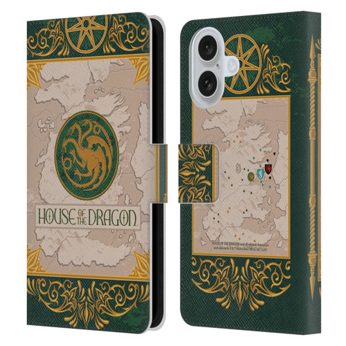 House Of The Dragon: Television Series Season 2 Graphics Targaryen Seven Kingdoms Leather Book Wallet Case Cover For Apple iPhone 16