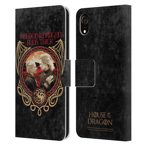 House Of The Dragon: Television Series Season 2 Graphics Blood Of The Dragon Leather Book Wallet Case Cover For Apple iPhone XR