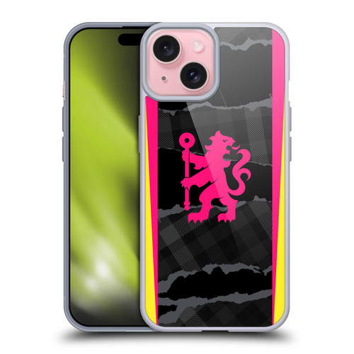 Chelsea Football Club 2024/25 Kit Third Soft Gel Case for Apple iPhone 15 Chelsea Football Club 2024/25 Kit Third Soft Gel Case for Apple iPhone 15