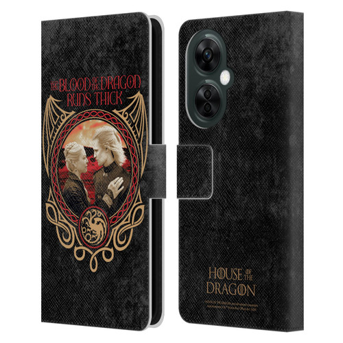 House Of The Dragon: Television Series Season 2 Graphics Blood Of The Dragon Leather Book Wallet Case Cover For OnePlus Nord CE 3 Lite 5G