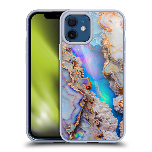 Haroulita Agates Pastel Soft Gel Case for Apple iPhone 12 / iPhone 12 Pro