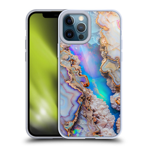 Haroulita Agates Pastel Soft Gel Case for Apple iPhone 12 Pro Max