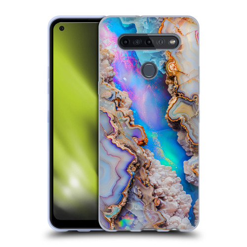Haroulita Agates Pastel Soft Gel Case for LG K51S