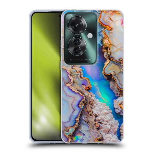 Haroulita Agates Pastel Soft Gel Case for OPPO Reno11 F 5G / F25 Pro 5G