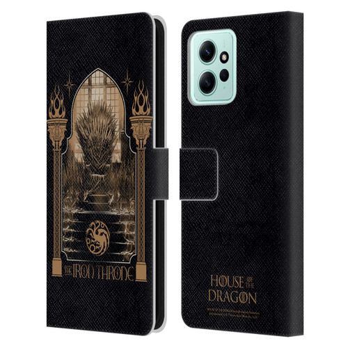 House Of The Dragon: Television Series Season 2 Graphics The Iron Throne Leather Book Wallet Case Cover For Xiaomi Redmi 12