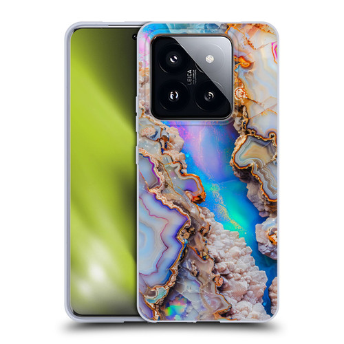 Haroulita Agates Pastel Soft Gel Case for Xiaomi 14 Pro