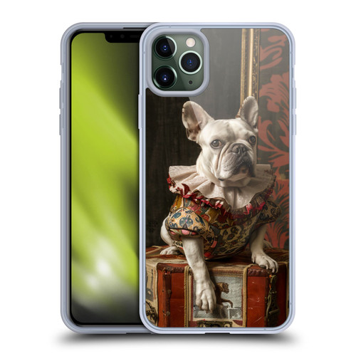 Haroulita Mix Art Animals Bulldog Soft Gel Case for Apple iPhone 11 Pro Max