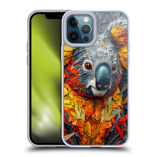 Haroulita Mix Art Animals Koala Soft Gel Case for Apple iPhone 12 Pro Max