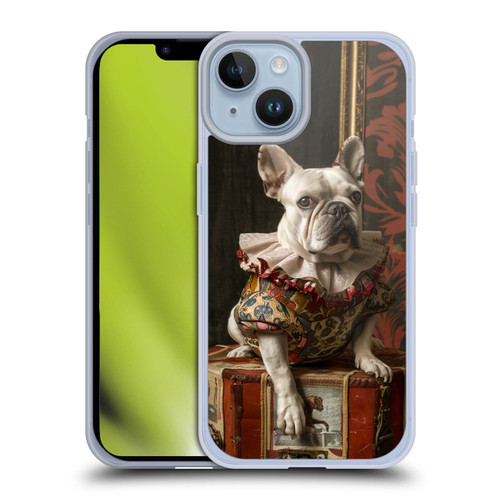 Haroulita Mix Art Animals Bulldog Soft Gel Case for Apple iPhone 14