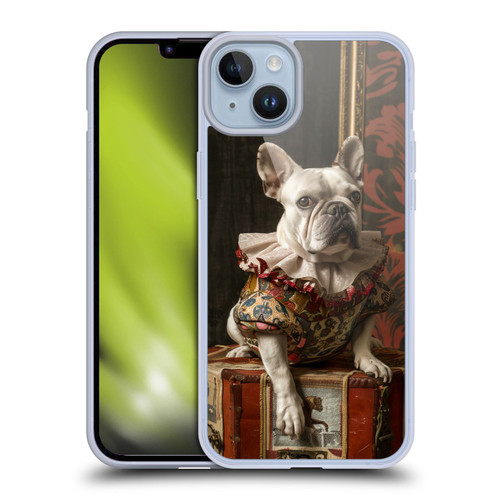 Haroulita Mix Art Animals Bulldog Soft Gel Case for Apple iPhone 14 Plus