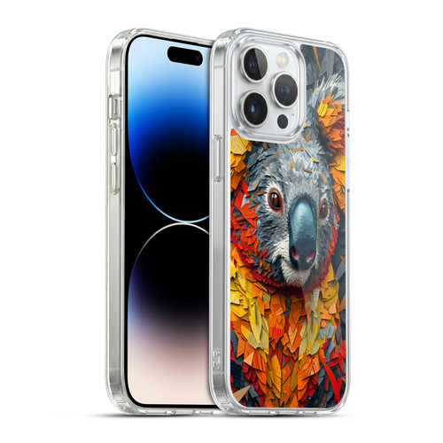 Haroulita Mix Art Animals Koala Soft Gel Case for Apple iPhone 14 Pro Max & MagSafe