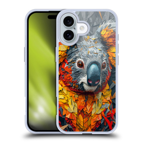 Haroulita Mix Art Animals Koala Soft Gel Case for Apple iPhone 16