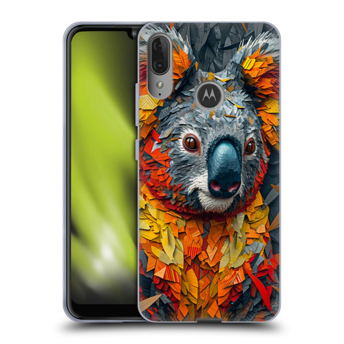 Haroulita Mix Art Animals Koala Soft Gel Case for Motorola Moto E6 Plus