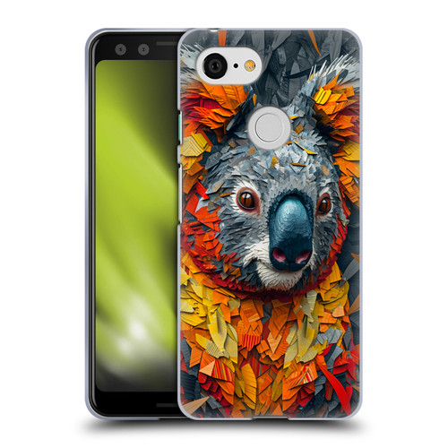 Haroulita Mix Art Animals Koala Soft Gel Case for Google Pixel 3