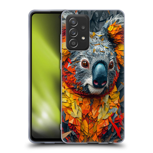 Haroulita Mix Art Animals Koala Soft Gel Case for Samsung Galaxy A52 / A52s / 5G (2021)