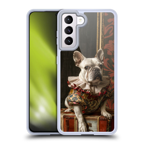 Haroulita Mix Art Animals Bulldog Soft Gel Case for Samsung Galaxy S21 5G