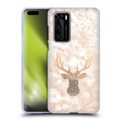 Monika Strigel Champagne Gold Deer Soft Gel Case for Huawei P40 5G