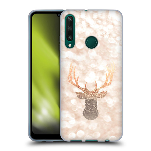Monika Strigel Champagne Gold Deer Soft Gel Case for Huawei Y6p