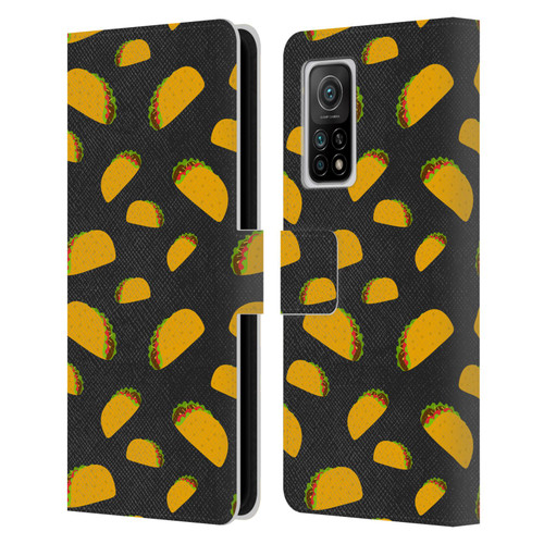 PLdesign Food Patterns Cool Fun Taco Leather Book Wallet Case Cover For Xiaomi Mi 10T 5G